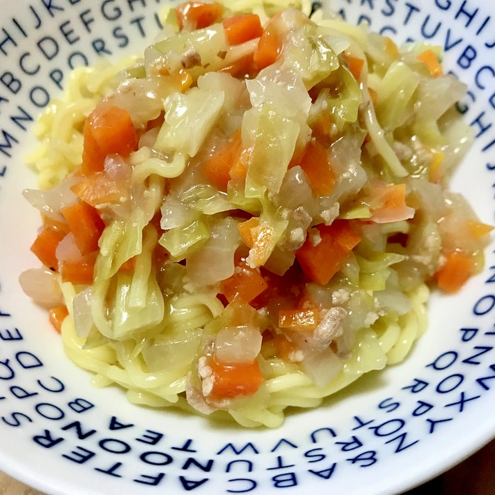 【離乳食後期〜幼児食】野菜のあんかけ焼そば